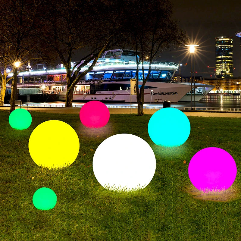 Floating Garden Ball Lights-ToShay.org