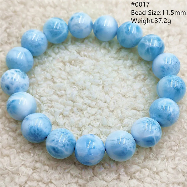 Blue Larimar Bead Bracelet-ToShay.org