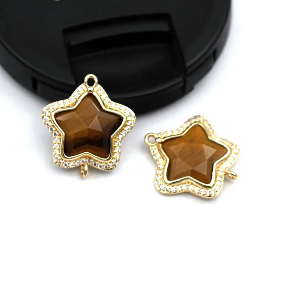 Mixed Crystal Star Charms-ToShay.org