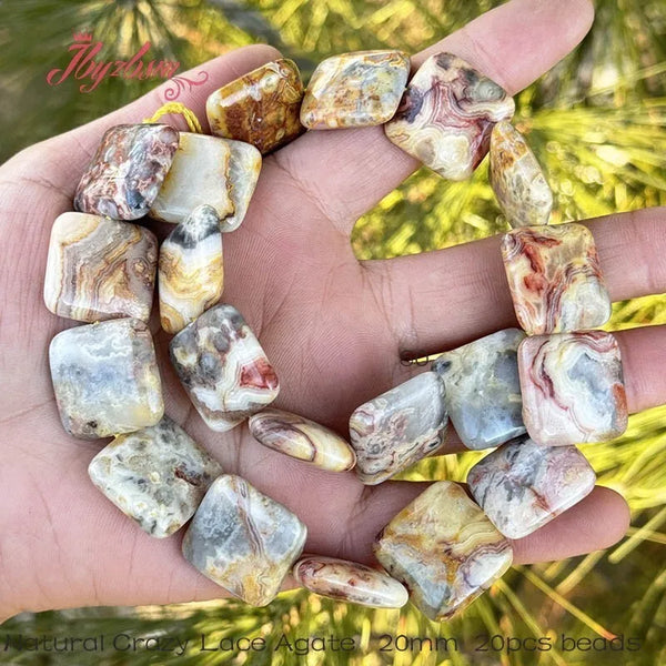 Mixed Crystal Square Beads-ToShay.org