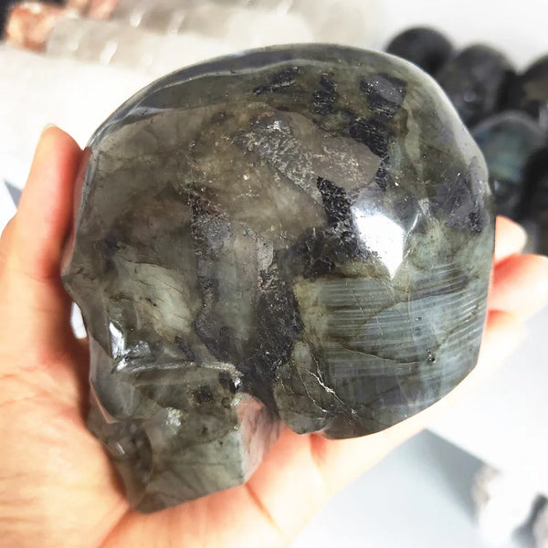 Blue Labradorite Crystal Skull-ToShay.org