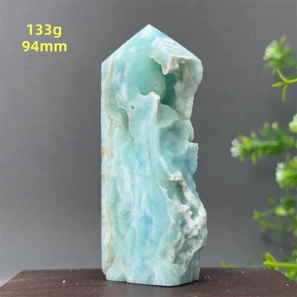 Blue Heteropolar Crystal Tower-ToShay.org