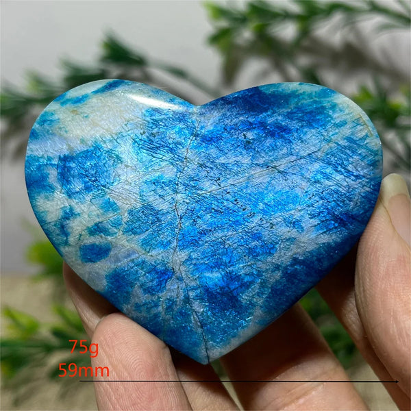 Blue Flash Moonstone Heart-ToShay.org