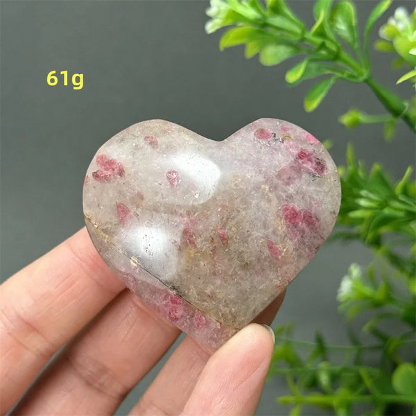 Pink Rose Rhodochrosite Heart-ToShay.org