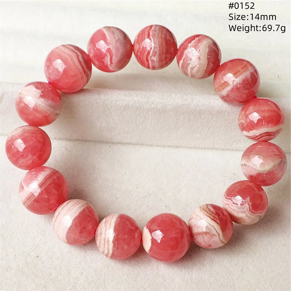 Red Rhodochrosite Bracelet-ToShay.org