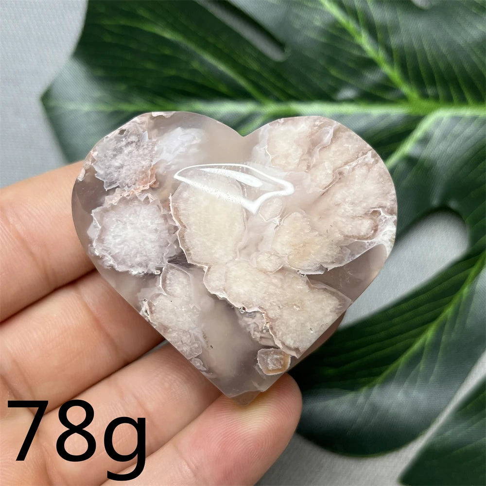 Pink Amethyst Agate Heart-ToShay.org