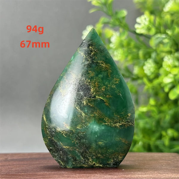 Green Emerald Agate Torch-ToShay.org