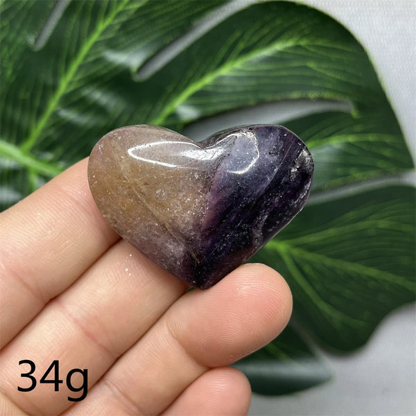 Purple Mica Crystal Heart-ToShay.org