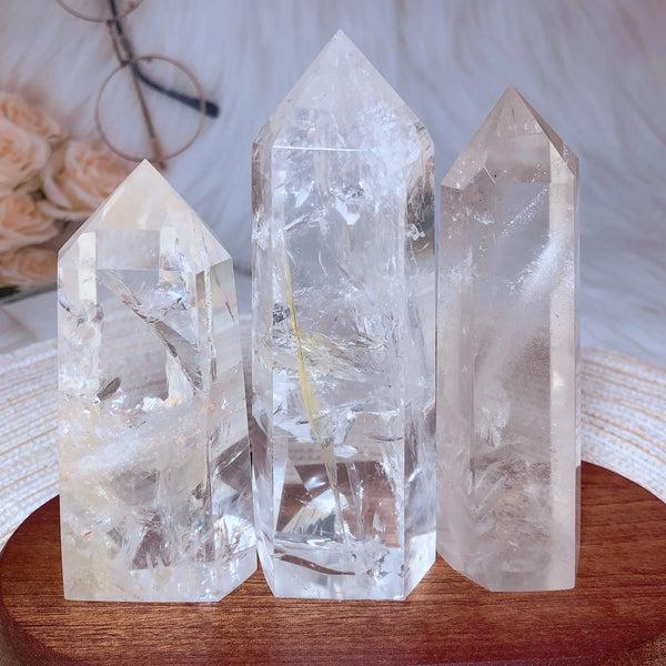 Clear Rainbow Quartz Point-ToShay.org