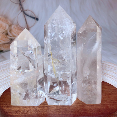 Clear Rainbow Quartz Point-ToShay.org