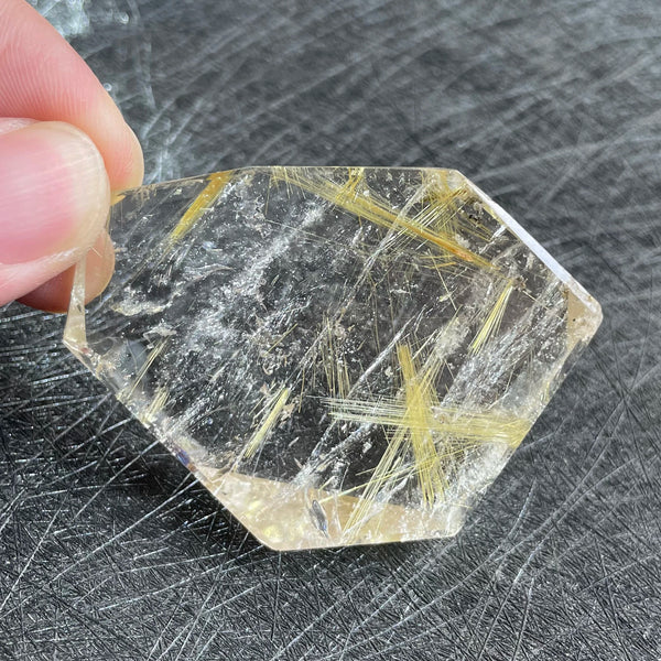Gold Rutilated Quartz Crystal-ToShay.org