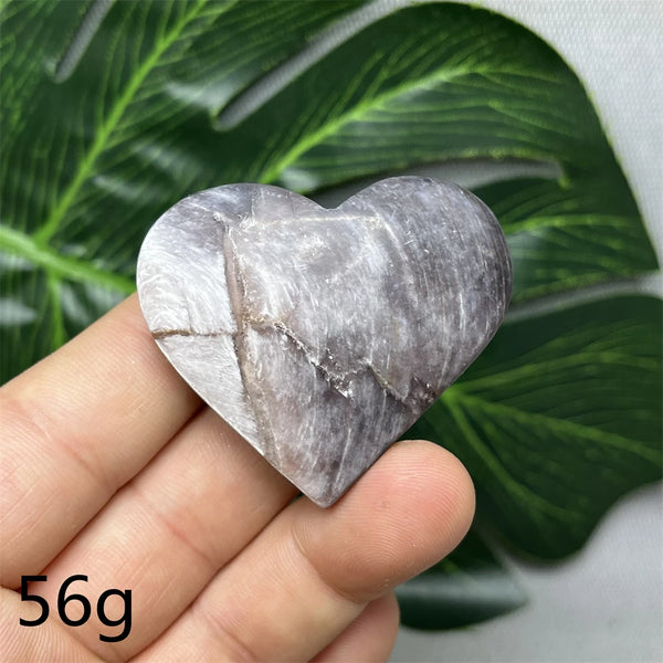 Purple Mica Crystal Heart-ToShay.org