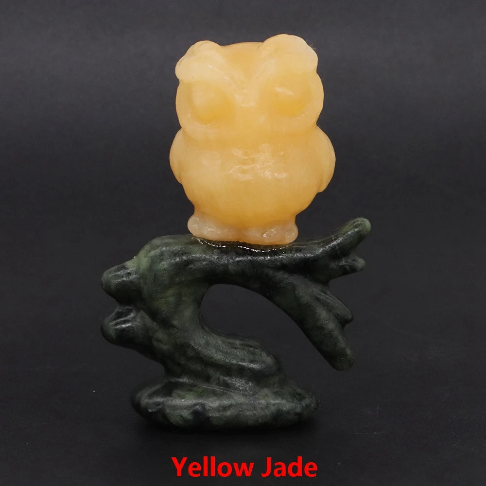Mixed Crystal Owl Branch-ToShay.org