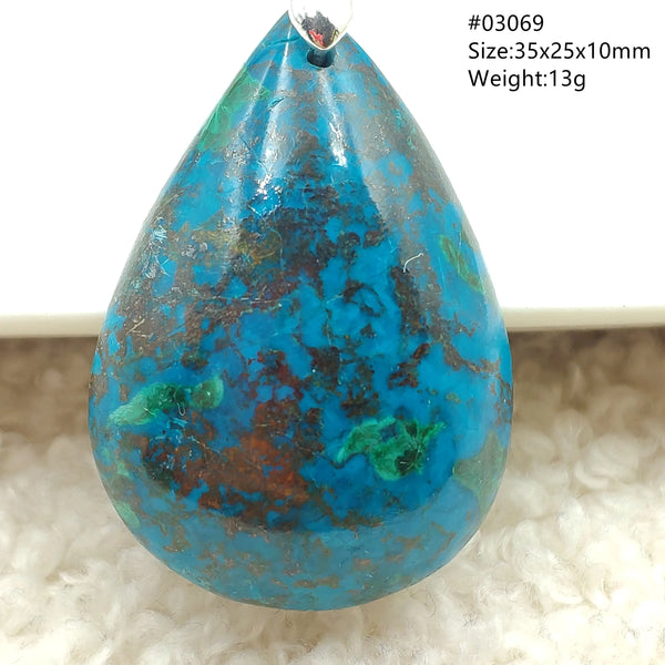 Blue Green Malachite Pendant-ToShay.org
