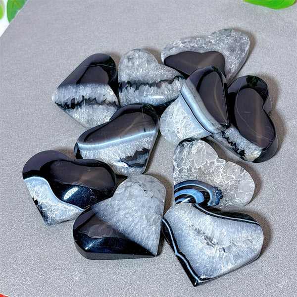 Black Agate Hearts-ToShay.org