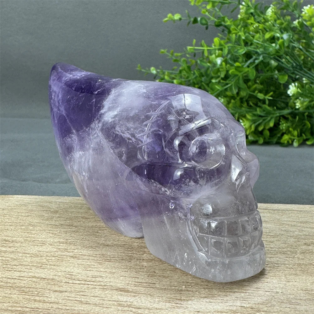 Purple Amethyst Skull-ToShay.org