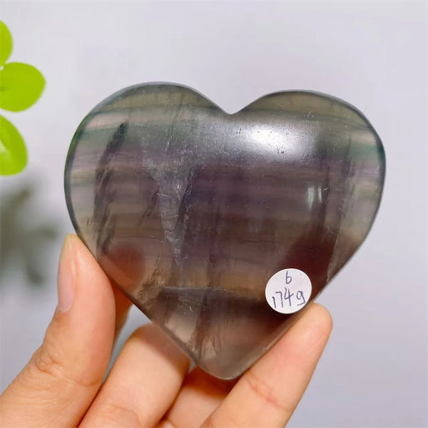 Rainbow Fluorite Hearts-ToShay.org