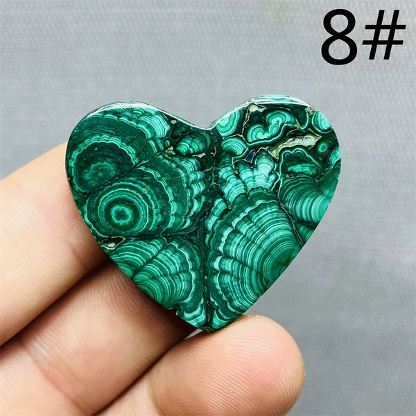 Green Malachite Hearts-ToShay.org