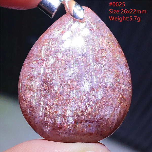 Blue Blood Red Lolite Pendant-ToShay.org