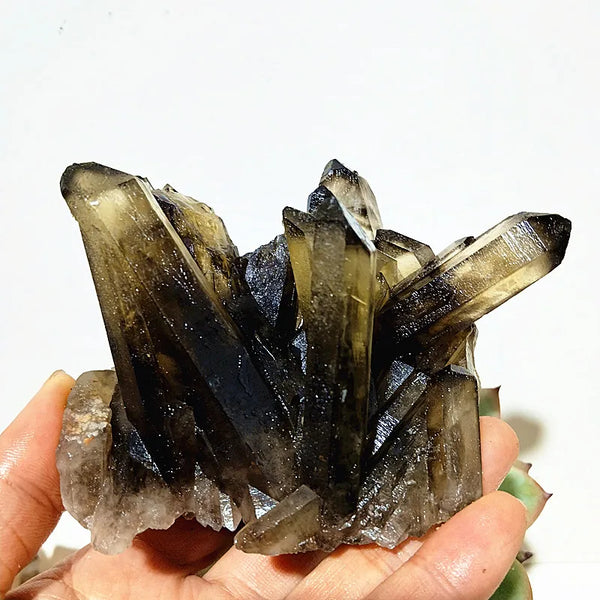 Smoky Quartz Crystal Cluster-ToShay.org