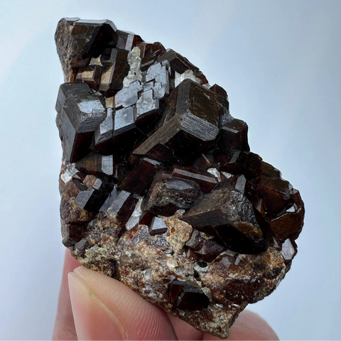 Red Garnet Quartz Crystals-ToShay.org