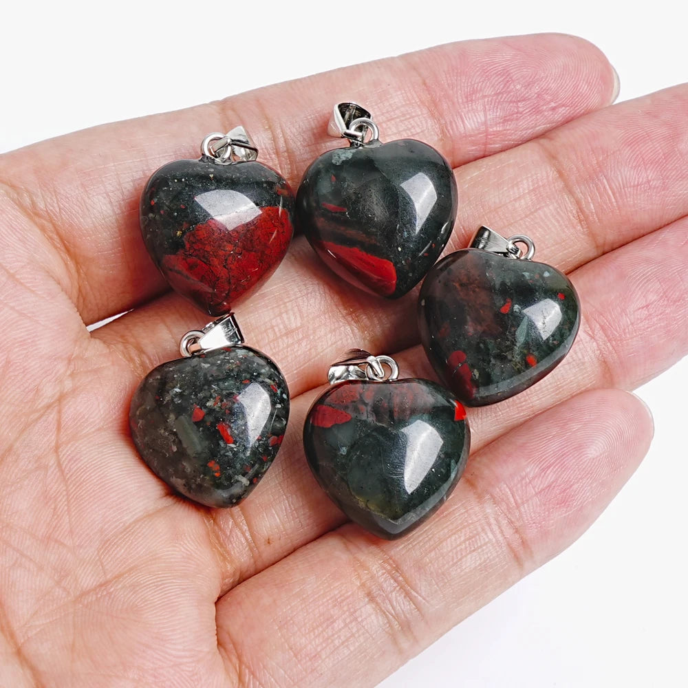 Green Blood Stone Heart-ToShay.org