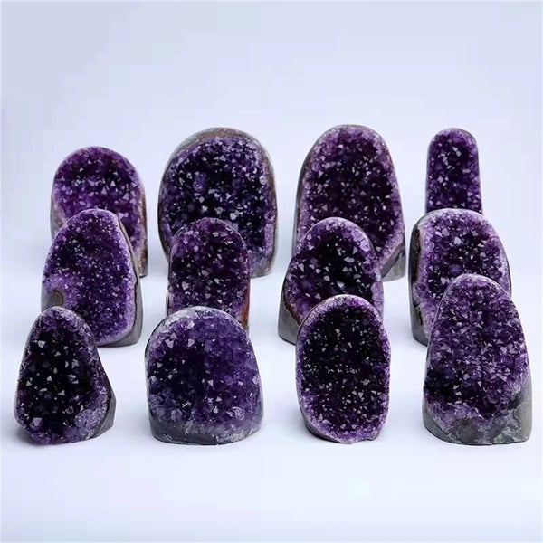 Violet Amethyst Cluster Crystal-ToShay.org