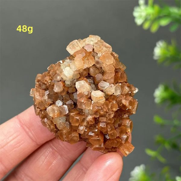 Orange Aragonite Crystal Cluster-ToShay.org
