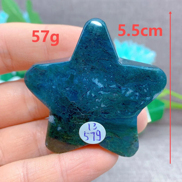 Green Moss Agate Star-ToShay.org