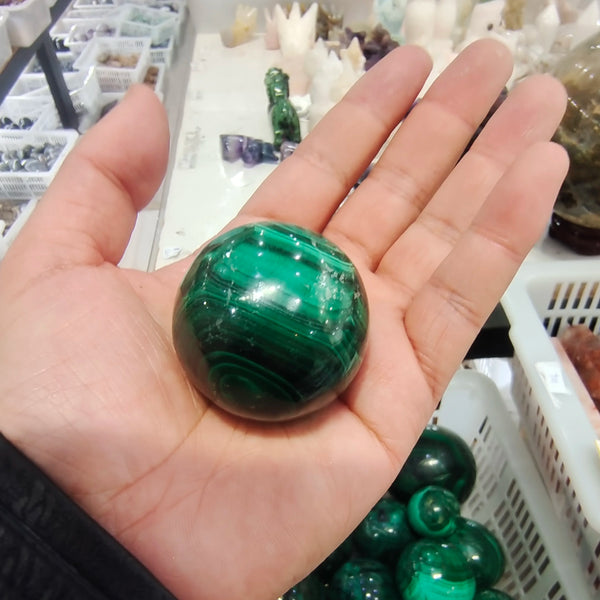 Green Malachite Ball-ToShay.org