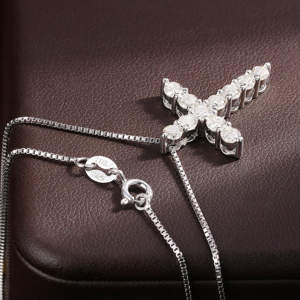 Crystal Cross Necklace-ToShay.org