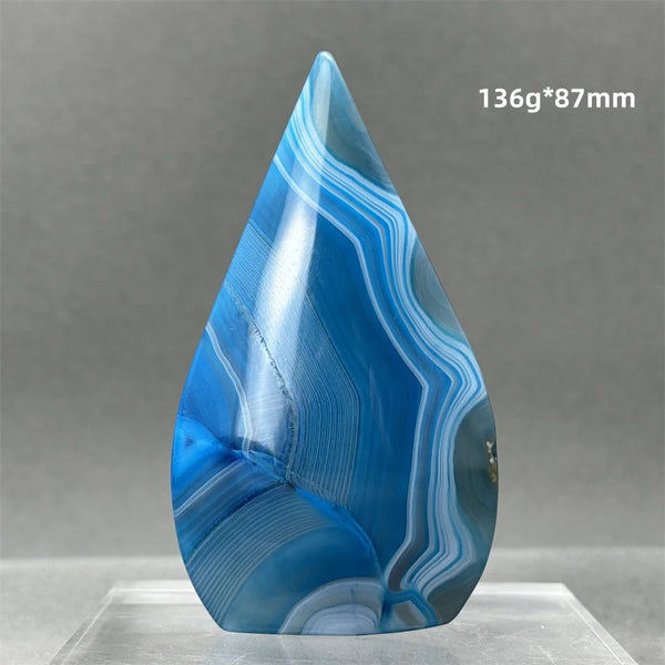 Blue Agate Torch-ToShay.org