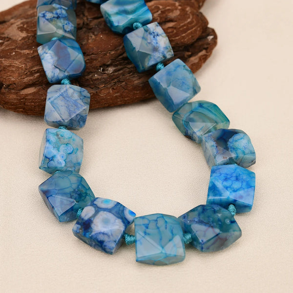 Blue Coral Jade Beads-ToShay.org