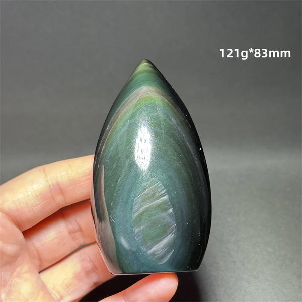 Rainbow Obsidian Torch-ToShay.org