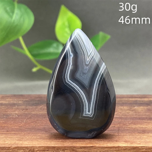 Black Silk Agate Torch-ToShay.org