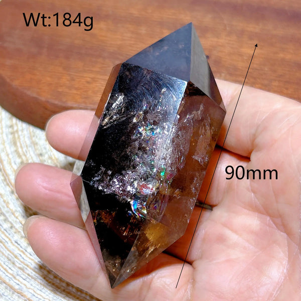Smokey Rainbow Quartz Point-ToShay.org