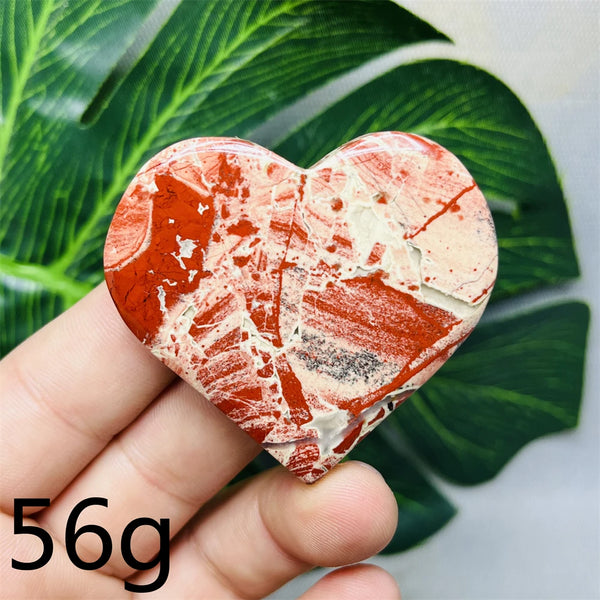 Red Jade Agate Heart-ToShay.org
