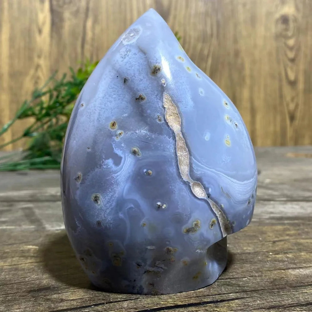 Purple Amethyst Agate Skull-ToShay.org