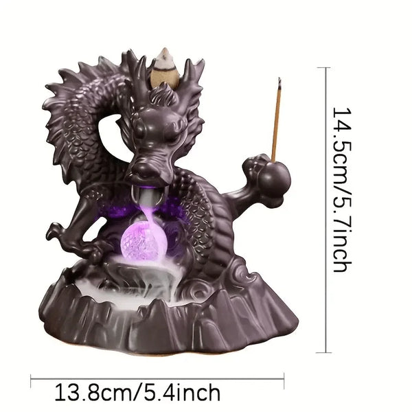 Dragon Incense Backflow Burner-ToShay.org