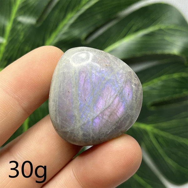 Purple Labradorite Palm Stone-ToShay.org