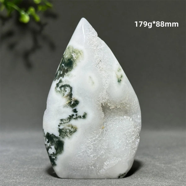 Green Aquatic Agate Torch-ToShay.org