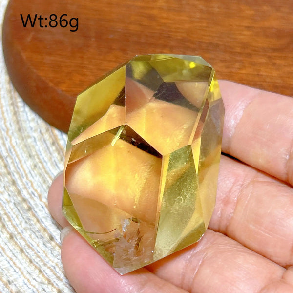 Yellow Smokey Citrine Crystal-ToShay.org