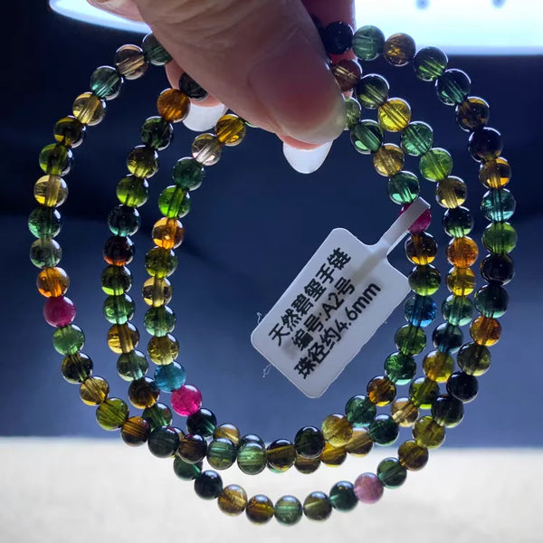 Green Tourmaline Wrap Bracelet-ToShay.org