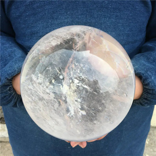 White Crystal Quartz Ball-ToShay.org