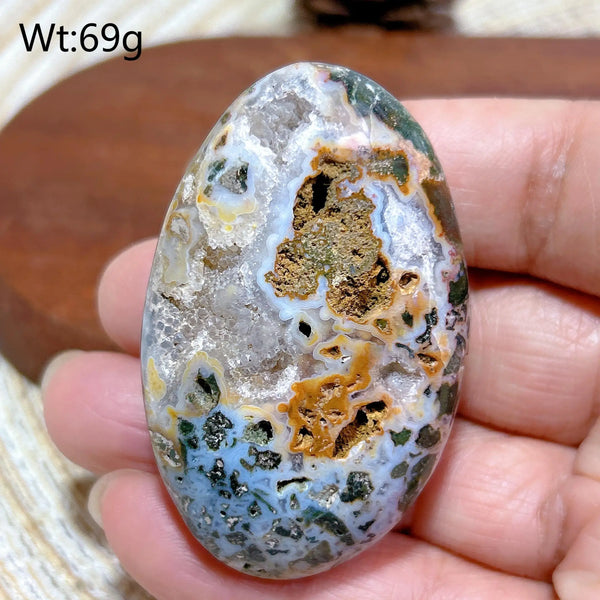 Ocean Jasper Palm Stone-ToShay.org