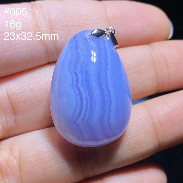 Blue Lace Agate Pendant-ToShay.org