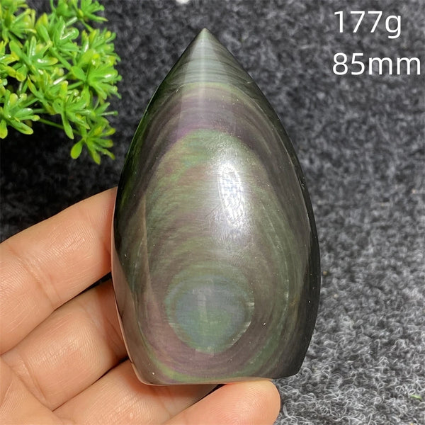 Rainbow Obsidian Torch-ToShay.org