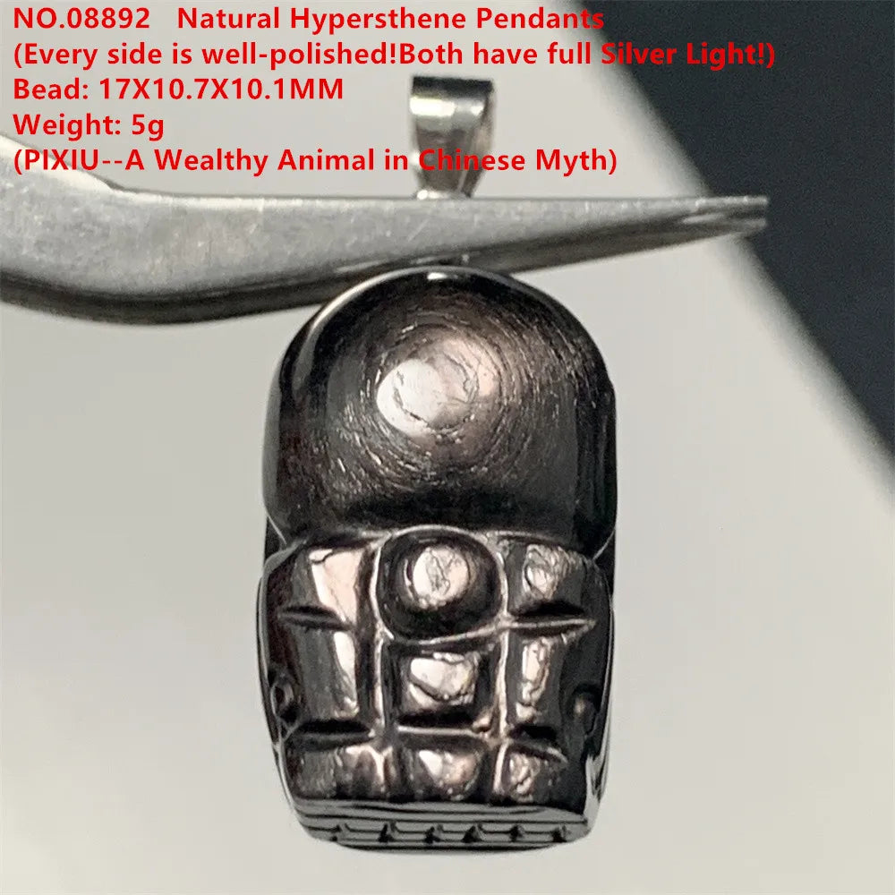Black Hypersthene Pendant-ToShay.org