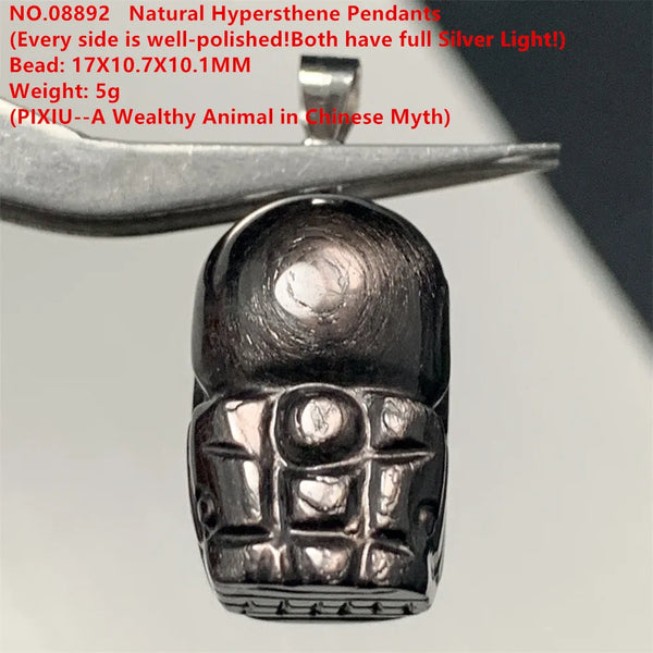 Black Hypersthene Pendant-ToShay.org