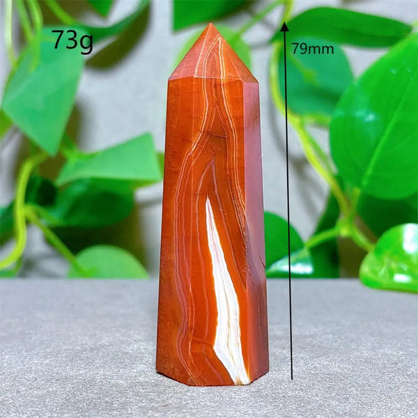 Orange Carnelian Crystal Tower-ToShay.org
